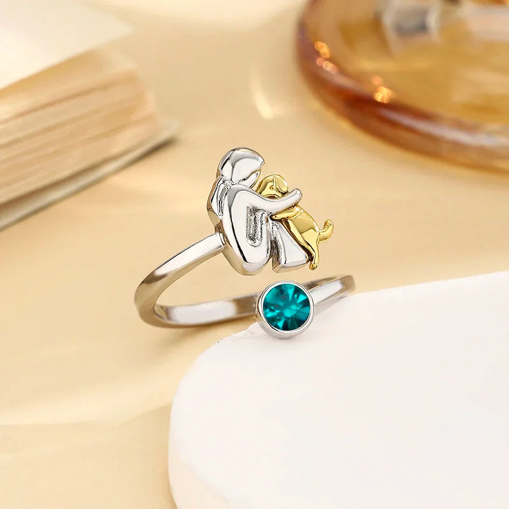 Rose™ - Ring with Dog Icon