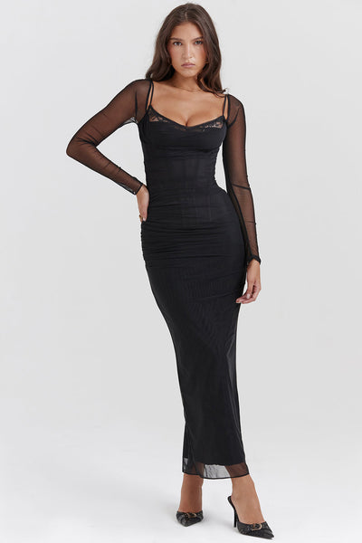 Romina™ - Long Dress with Glamour
