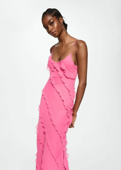 Violeta™ - Elegant Long Dress with Ruffles