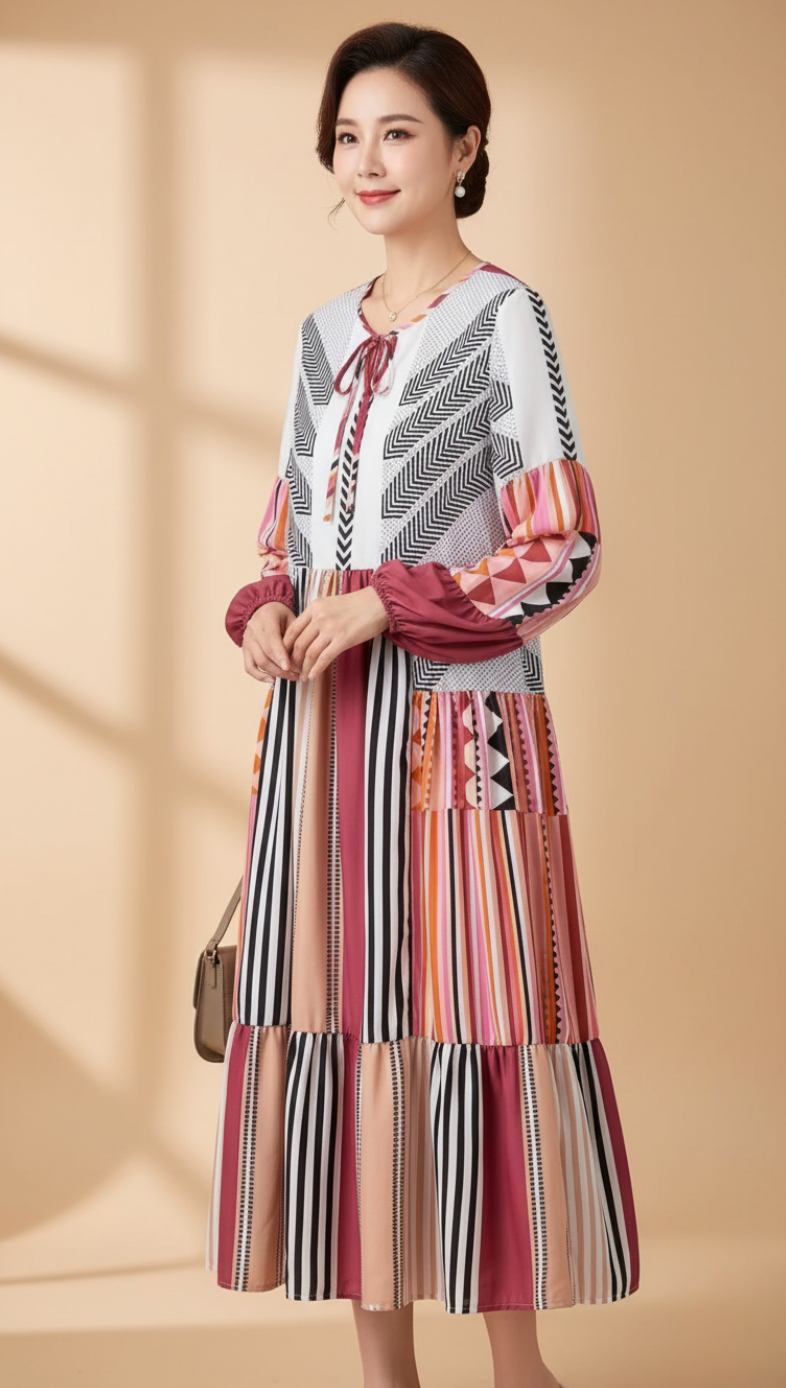 Maricela™- Fluid Vintage Dress