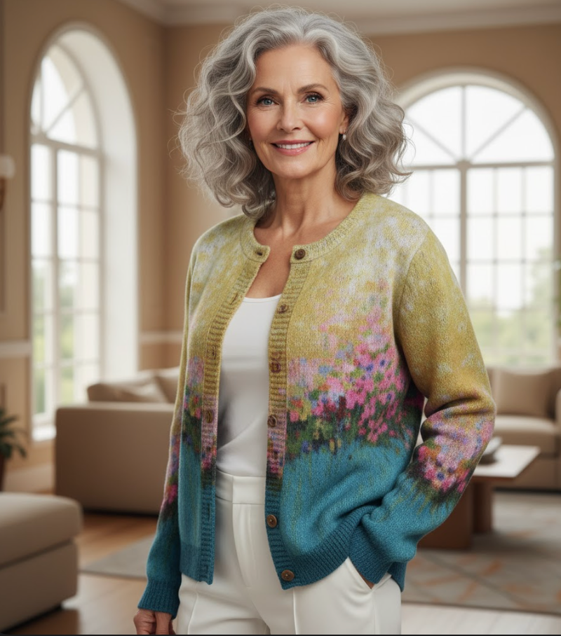 Rita™ - Autumn Floral Cardigan