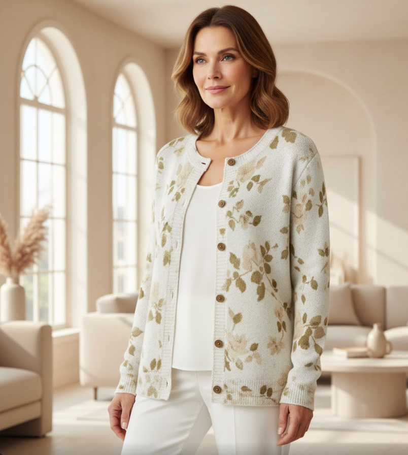 Joana™ - Autumn Floral Cardigan