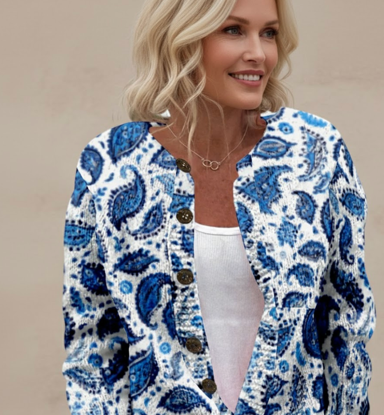 Maria™ - Autumn Floral Cardigan