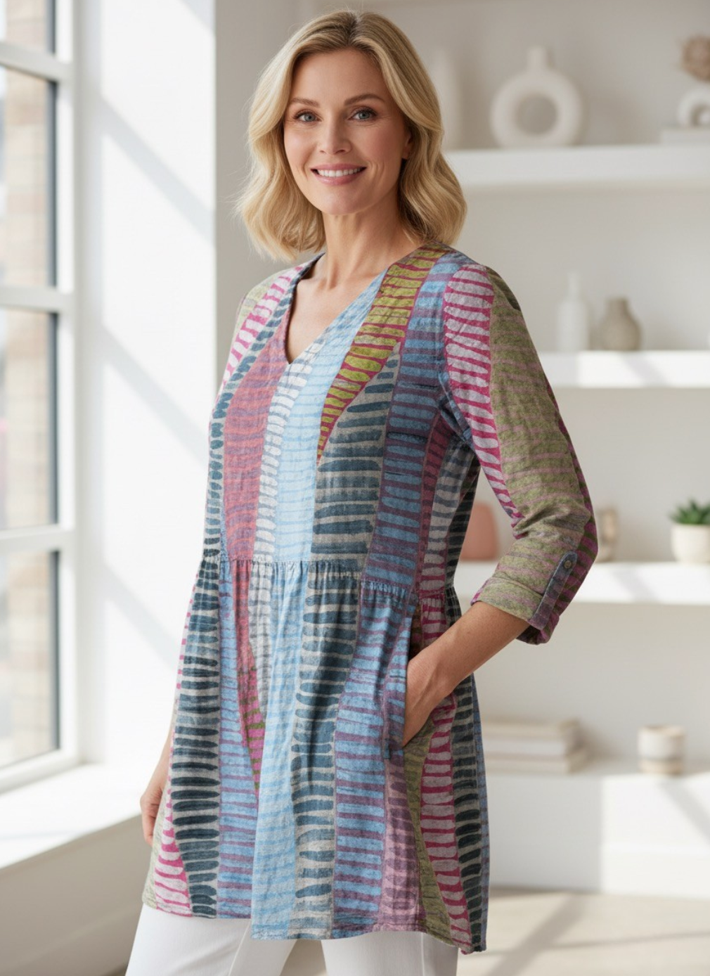 Danica™ | Long Sleeve V-Neck T-Shirt