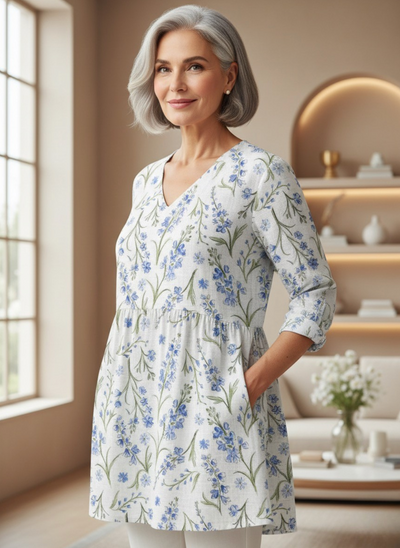 Kara™| Long Sleeve V-Neck T-Shirt