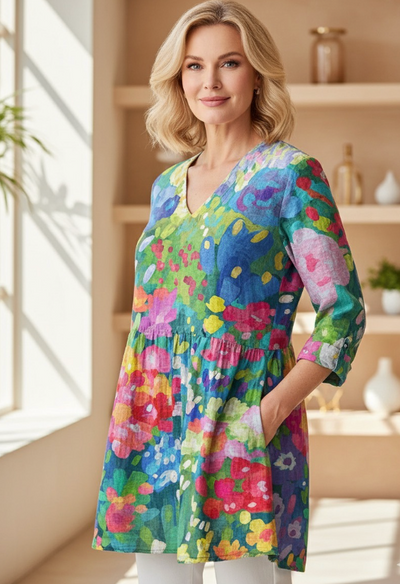 Cali™ | Long Sleeve V-Neck T-Shirt