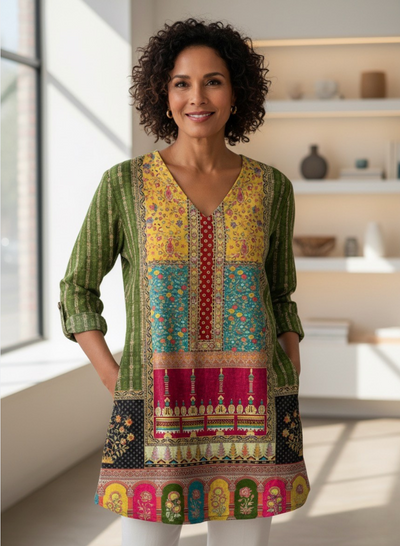 Jacinda™| Long Sleeve V-Neck Shirt