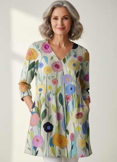 Blaire™ | Long Sleeve V-Neck Shirt