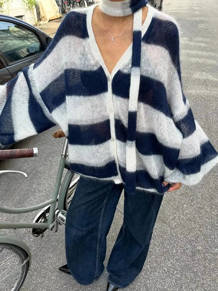 Harper™ – Oversized Striped Sweater