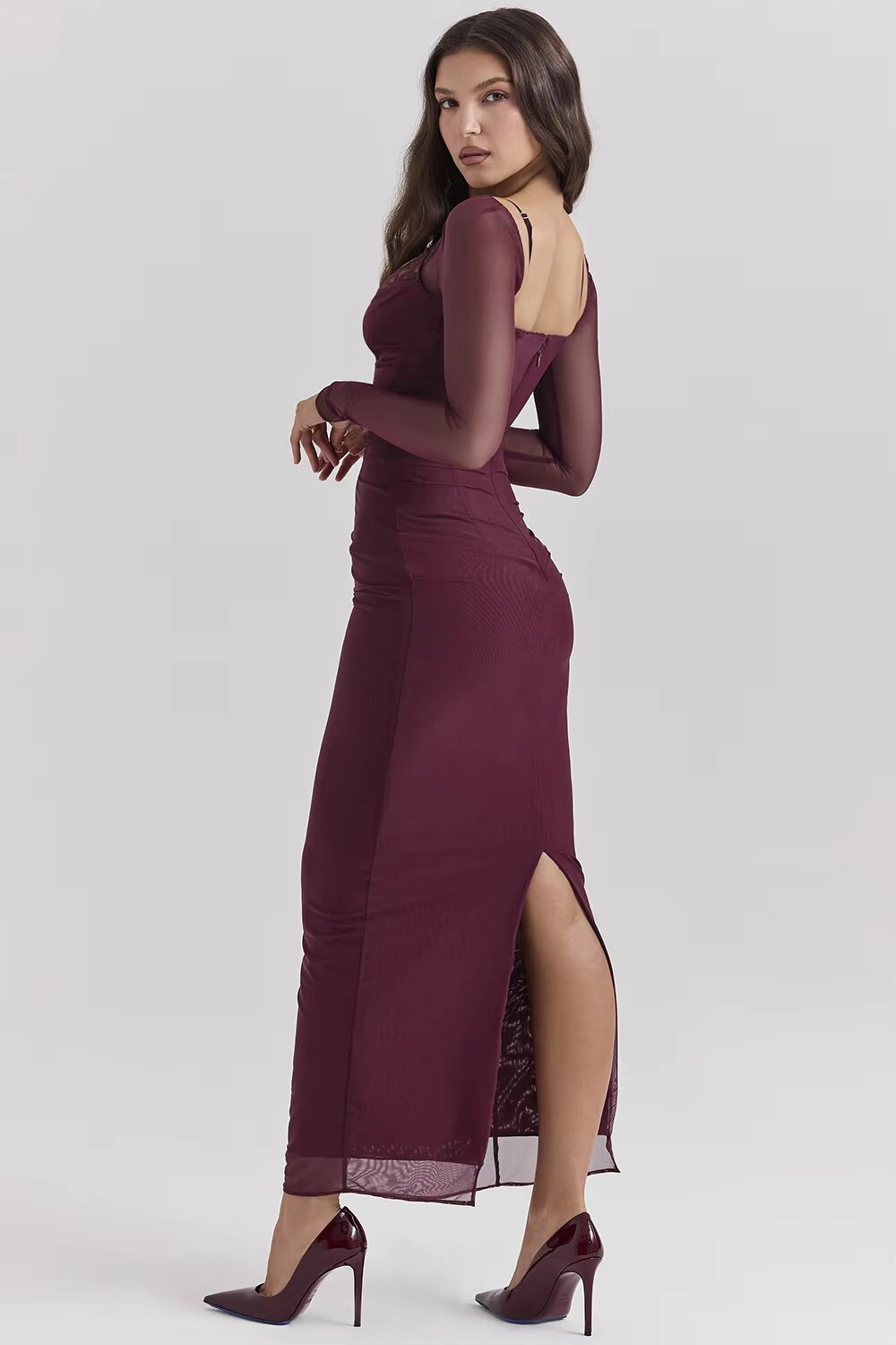 Romina™ - Long Dress with Glamour