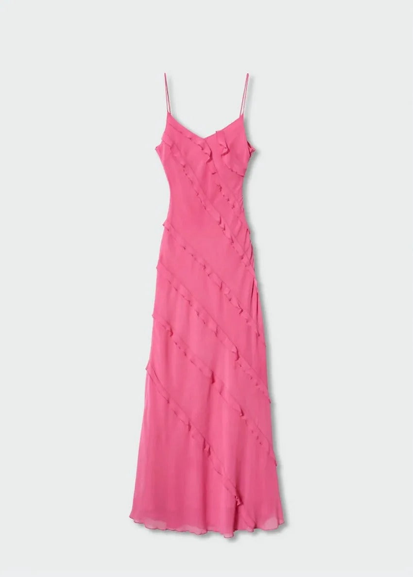 Violeta™ - Elegant Long Dress with Ruffles