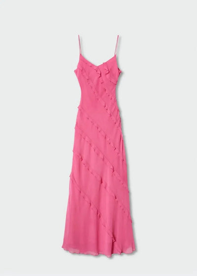 Violeta™ - Elegant Long Dress with Ruffles