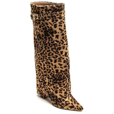 Soft Ladies' Boots 9501A - Leopard