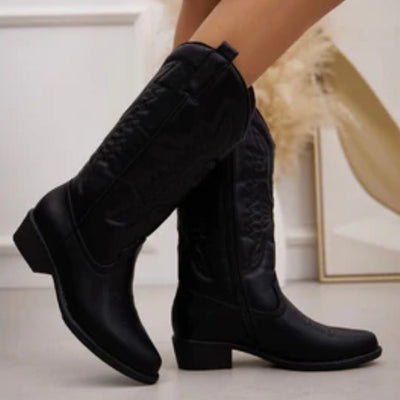 Solange ladies' cowboy boots 7991 - Black