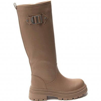 Sylviane knee-high boots 1639 - Khaki