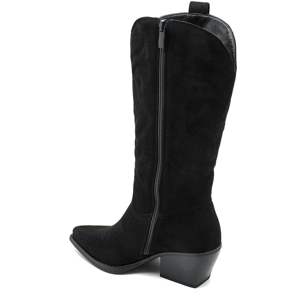 Talia women's cowboy boots 5677-1 - Black