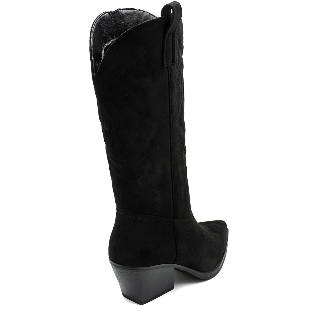 Talia women's cowboy boots 5677-1 - Black