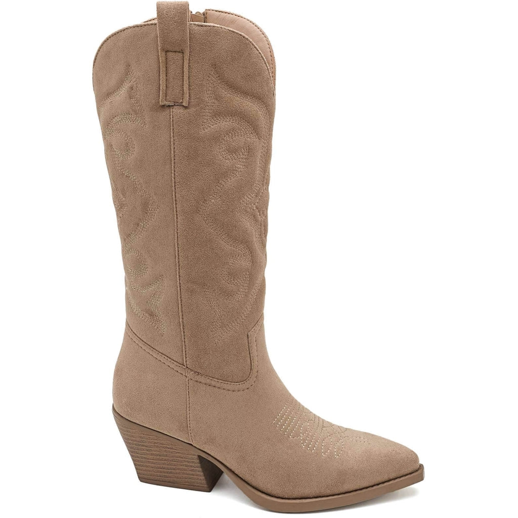 Talia Women's Cowboy Boots 5677-1 - Khaki