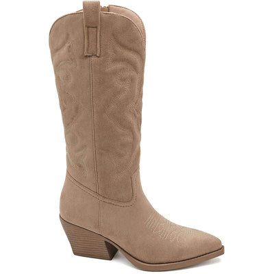 Talia Women's Cowboy Boots 5677-1 - Khaki