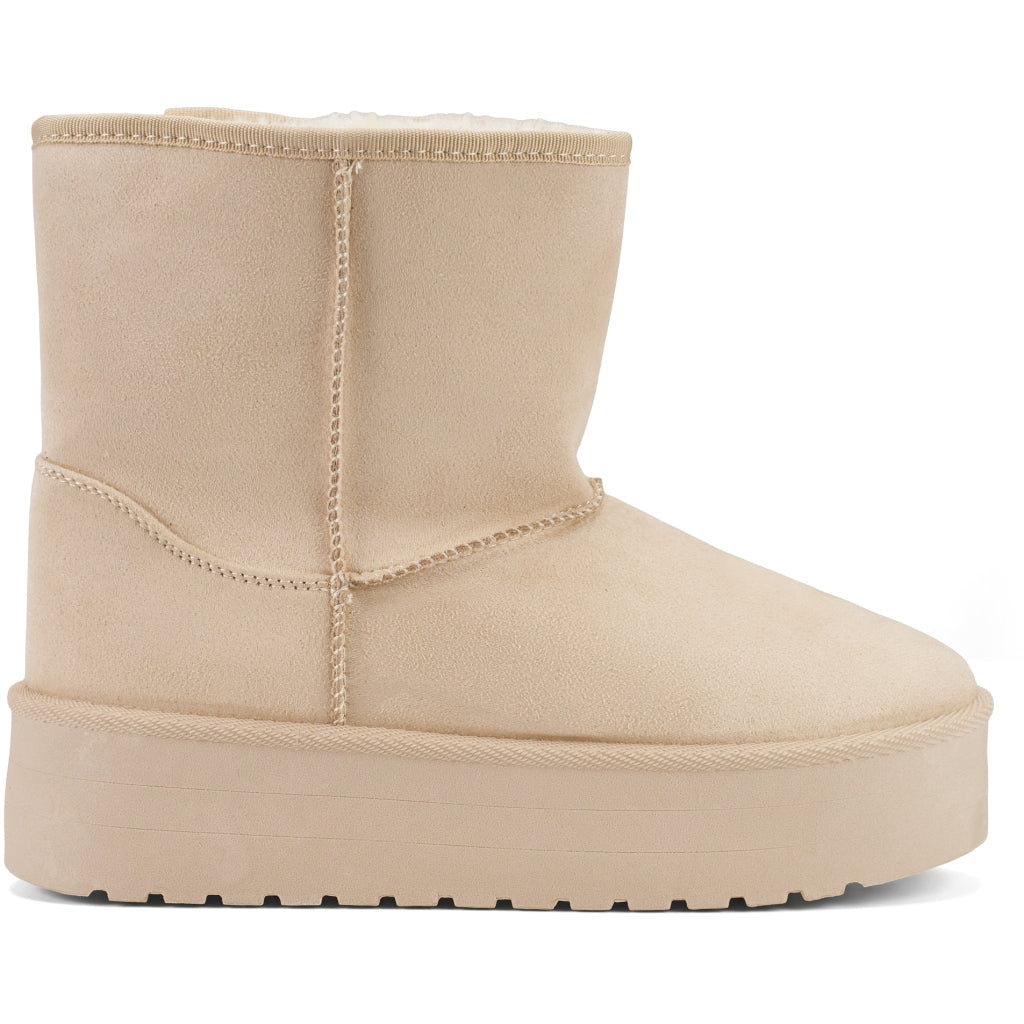 Tulle women's teddy boots 6432 - Beige