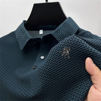 POLO CON TEXTURE A TAGLIO SLIM