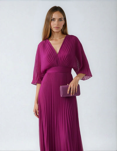 Olga™ - Classic Pleated Dress