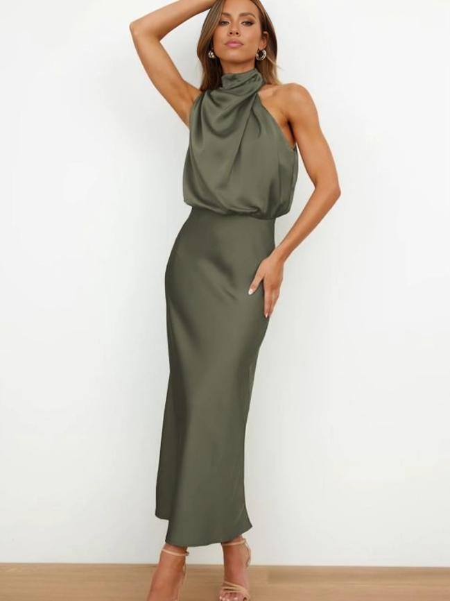 Catalina™ - Long Satin Dress
