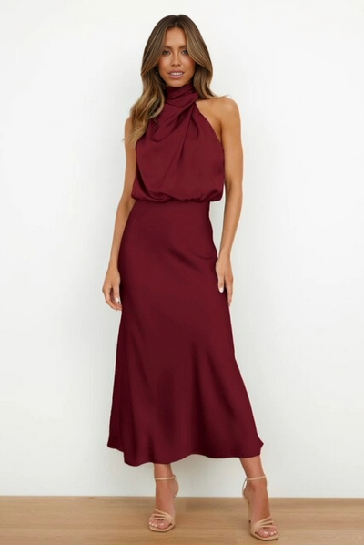 Catalina™ - Long Satin Dress