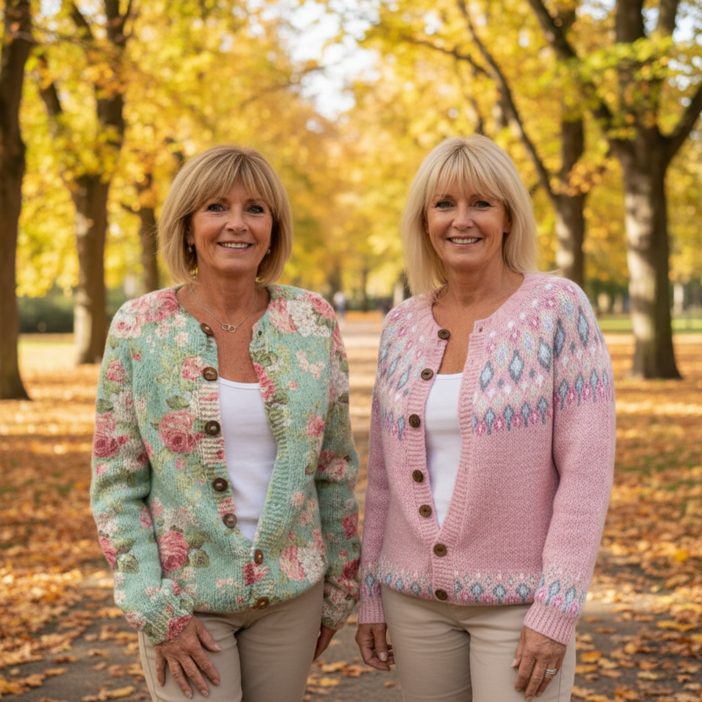 Daisy™ - Autumn Floral Cardigan