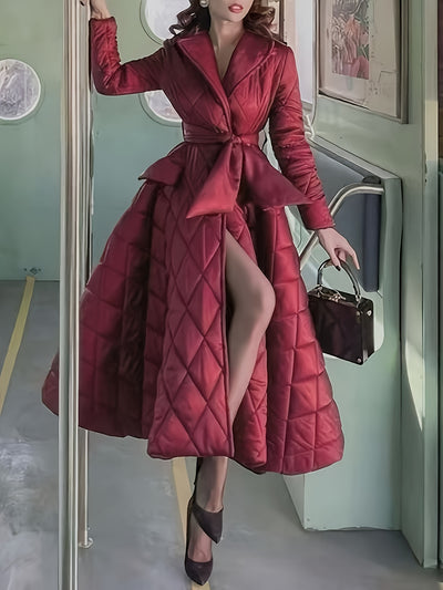 Valentina™ – Cappotto Trapuntato Lungo