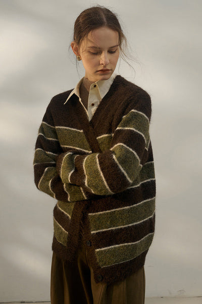 Lucia™ – Cardigan a Righe Oversize