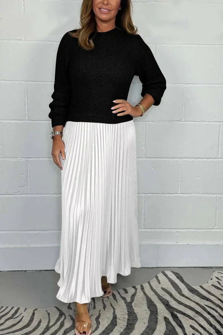 Elina™ - Jersey with Pleated Skirt in One