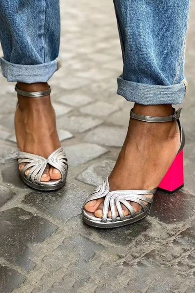Isabella™ | Neon Block Heels