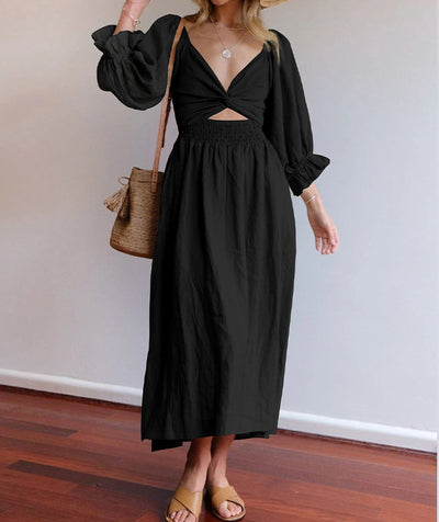 Mariah™ - Bow Dress with Long Sleeves