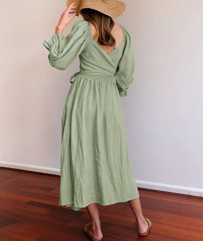 Mariah™ - Bow Dress with Long Sleeves