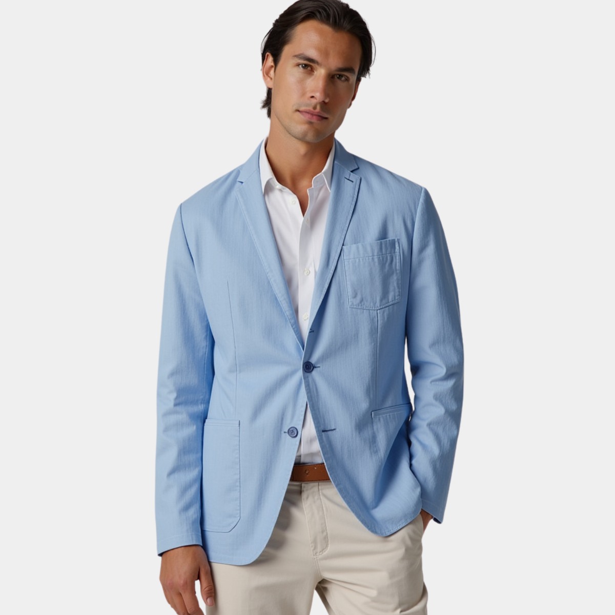 MAURIZIO | BLAZER IN LINO E COTONE