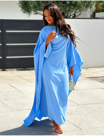 Salma™- Dress with Flowing Cape