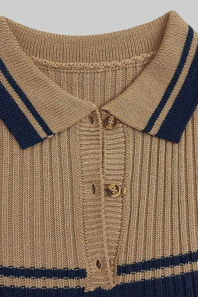 Vittoria™ – Maglione a Maniche Lunghe a Righe Colorblock