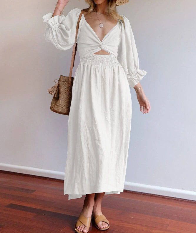 Mariah™ - Bow Dress with Long Sleeves