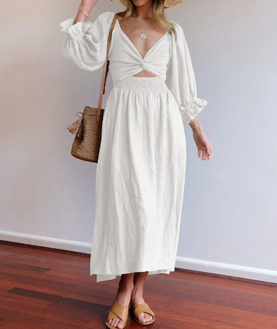 Mariah™ - Bow Dress with Long Sleeves