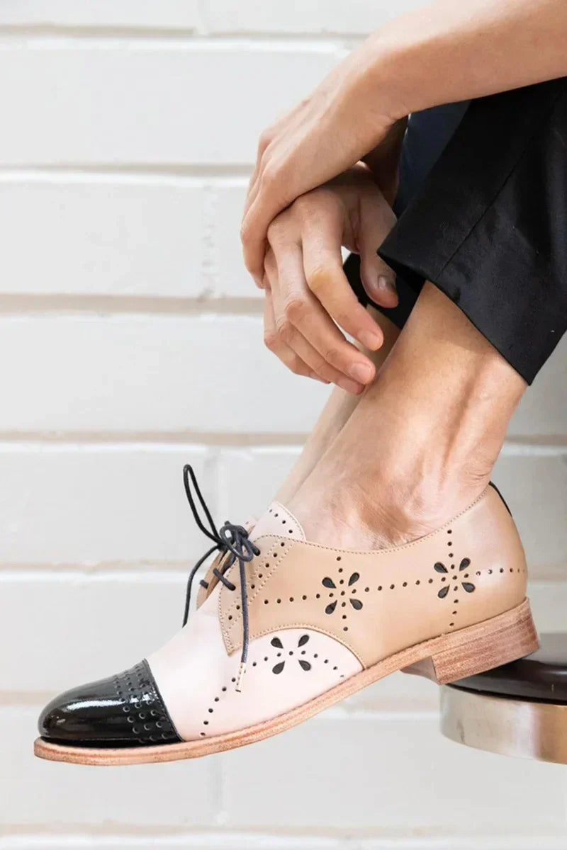 Desiree™ | Two-Tone Oxford Shoes