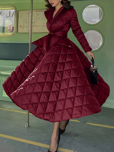 Valentina™ – Cappotto Trapuntato Lungo