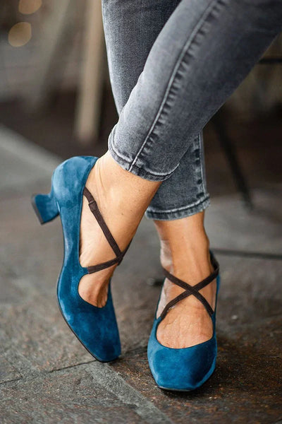 Amber™ | Elegant Strap Mid-Heels