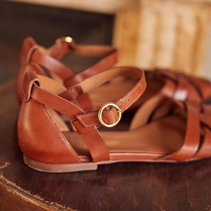 Alma™ | Strappy Flat Sandals