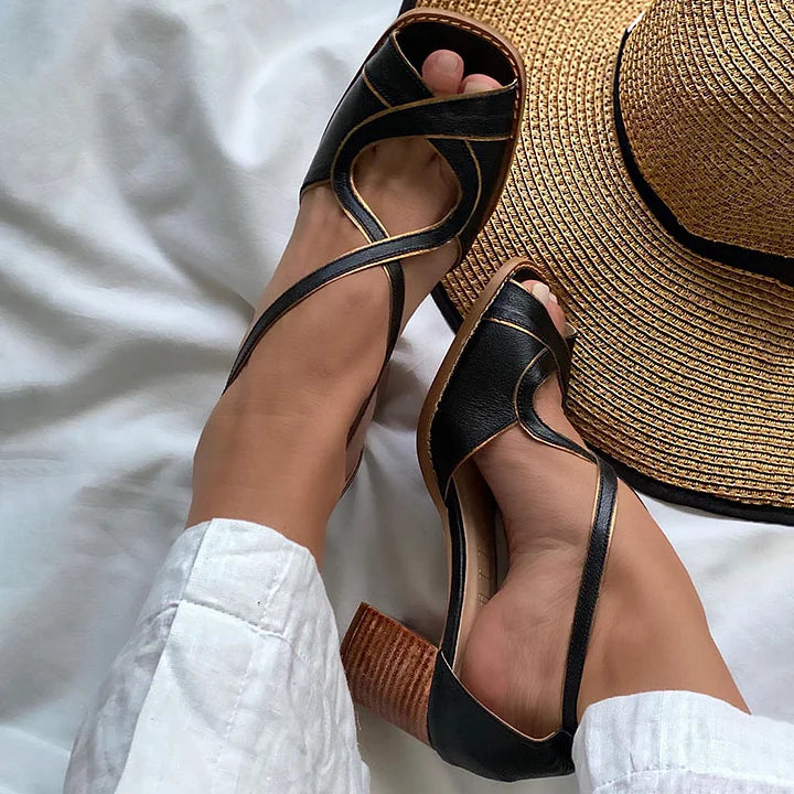 Harper™ | Elegant Sandal With Cross Strap