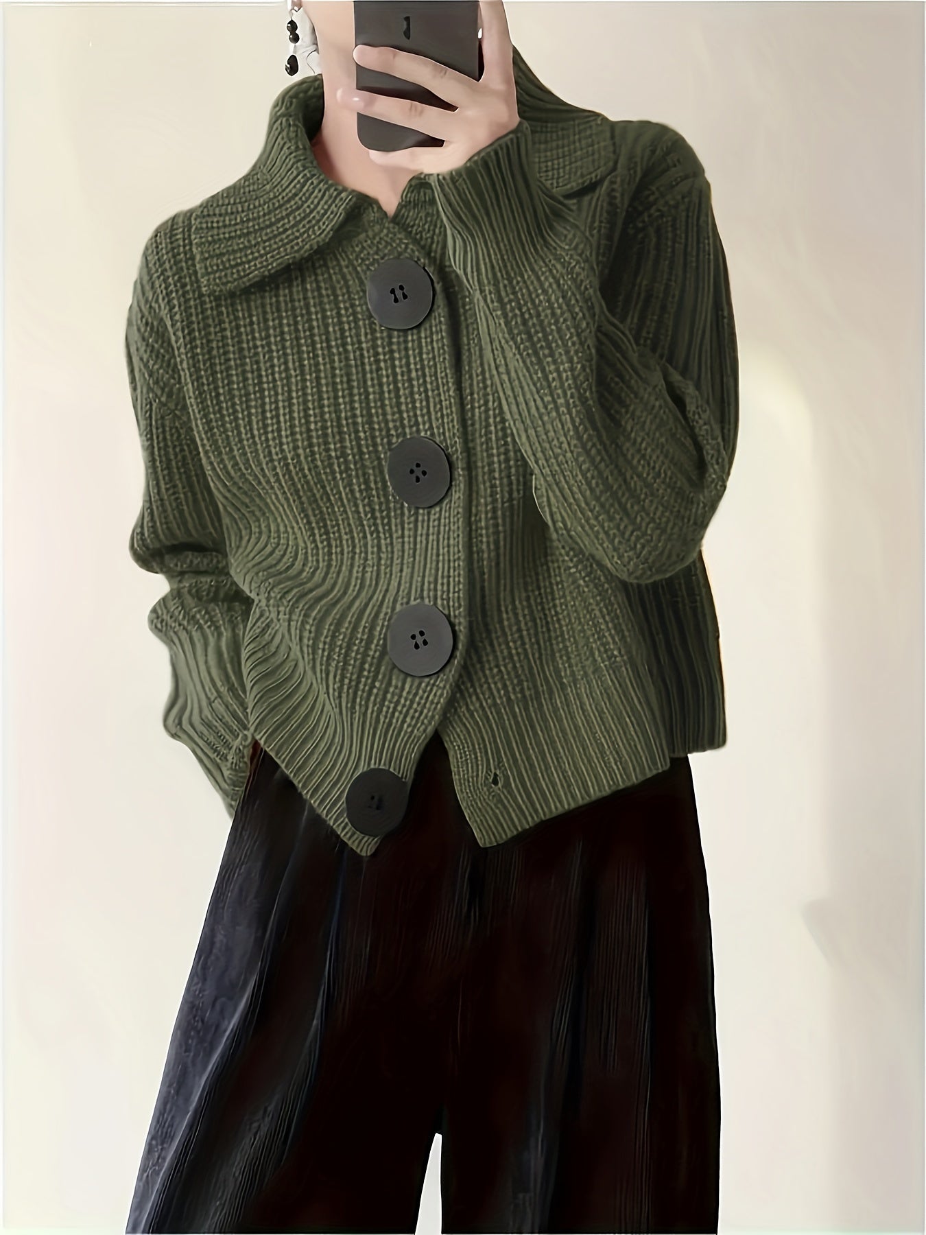 Madeline™ – Ribbed Knit Cardigan