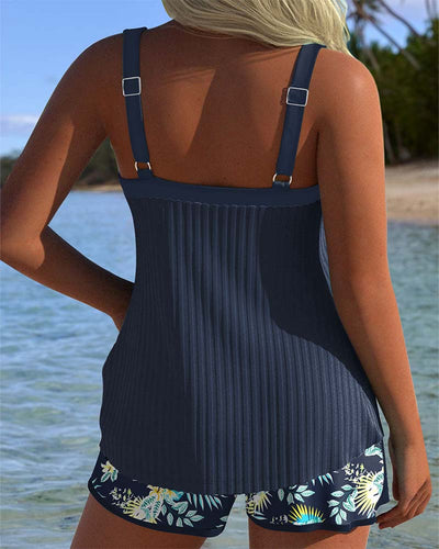 Clara™ | Completo Tankini a Fantasia Floreale