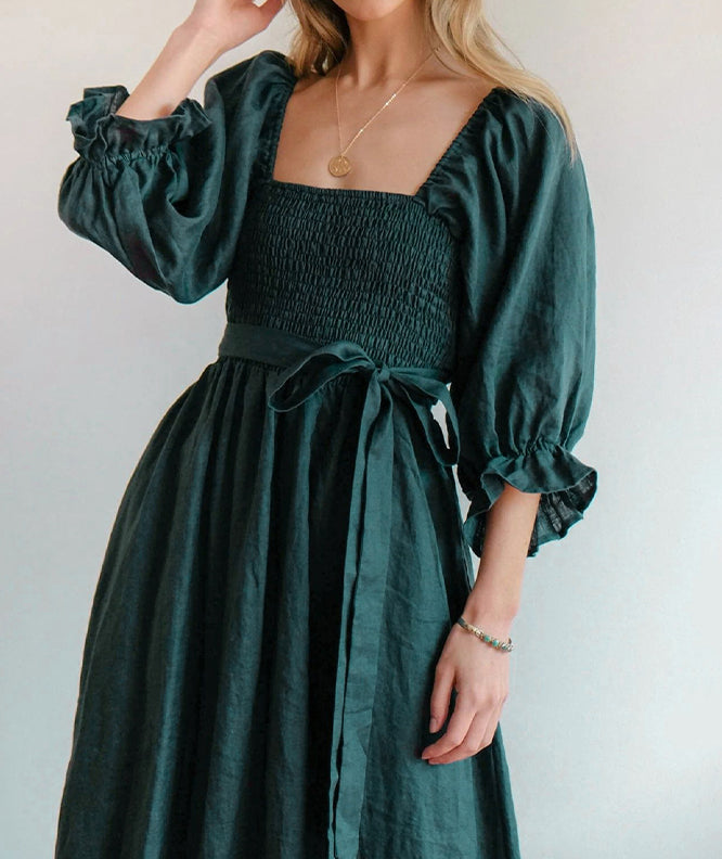 Mariah™ - Bow Dress with Long Sleeves