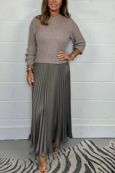 Elina™ - Jersey with Pleated Skirt in One