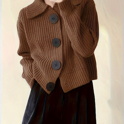 Madeline™ – Ribbed Knit Cardigan
